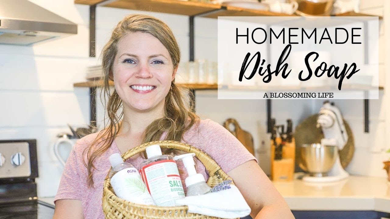 Natural Homemade Dish Soap - Easy And Effective