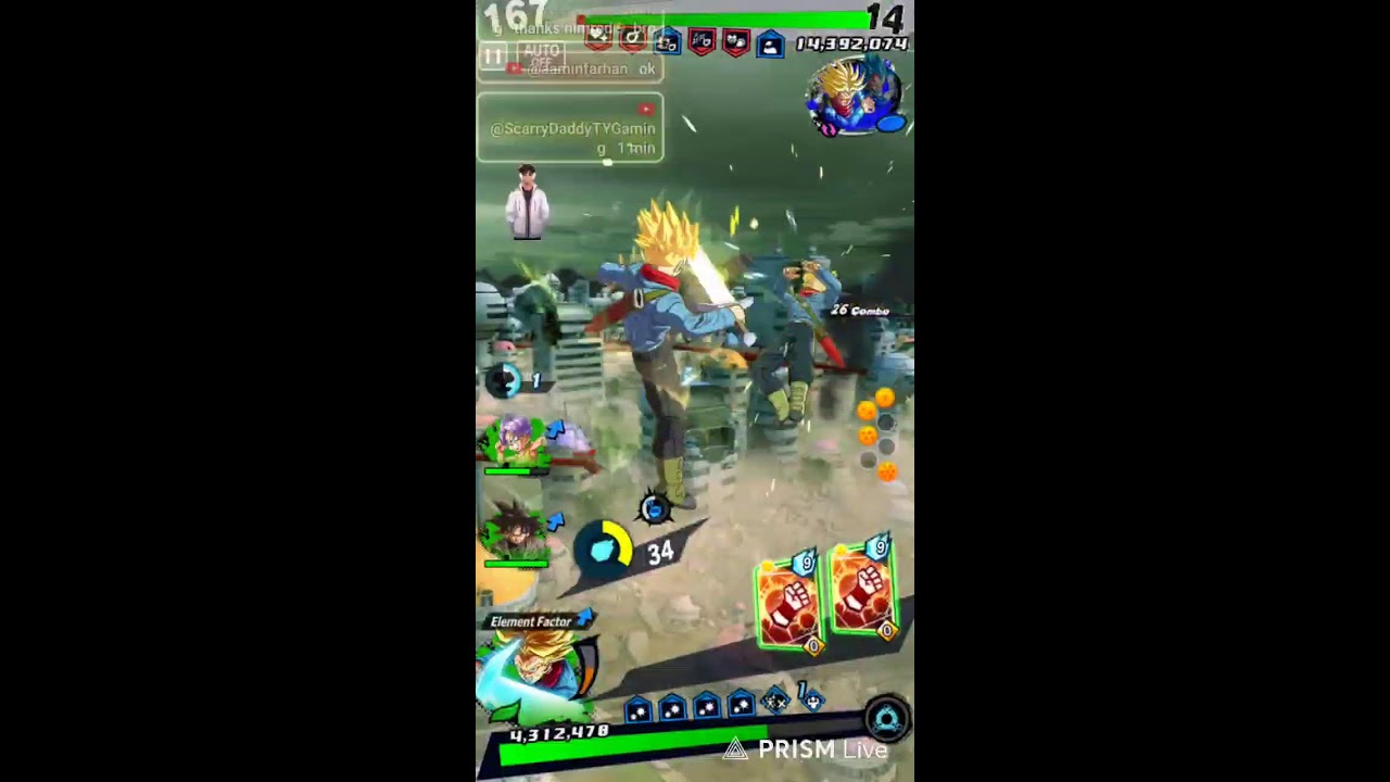 Live streaming of Scarry Daddy TY Gaming (Dragon ball legends)