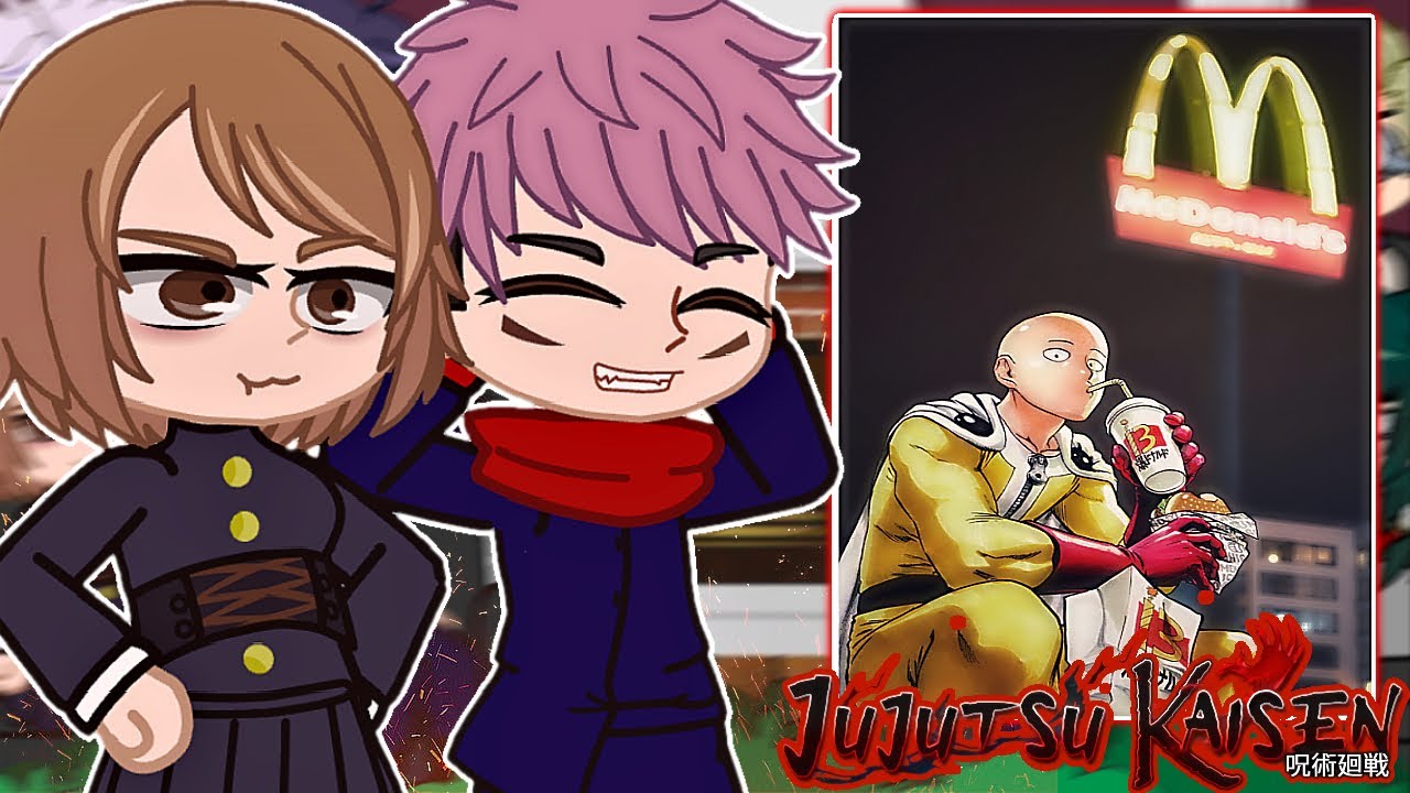 Jujutsu Kaisen React To Saitama || One punch man || Gacha React || TikTok Edits