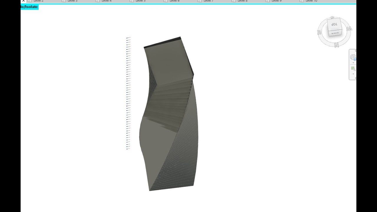 how to make turning tower in revit / revit conceptual massing / revit tutorial / revit high-rise