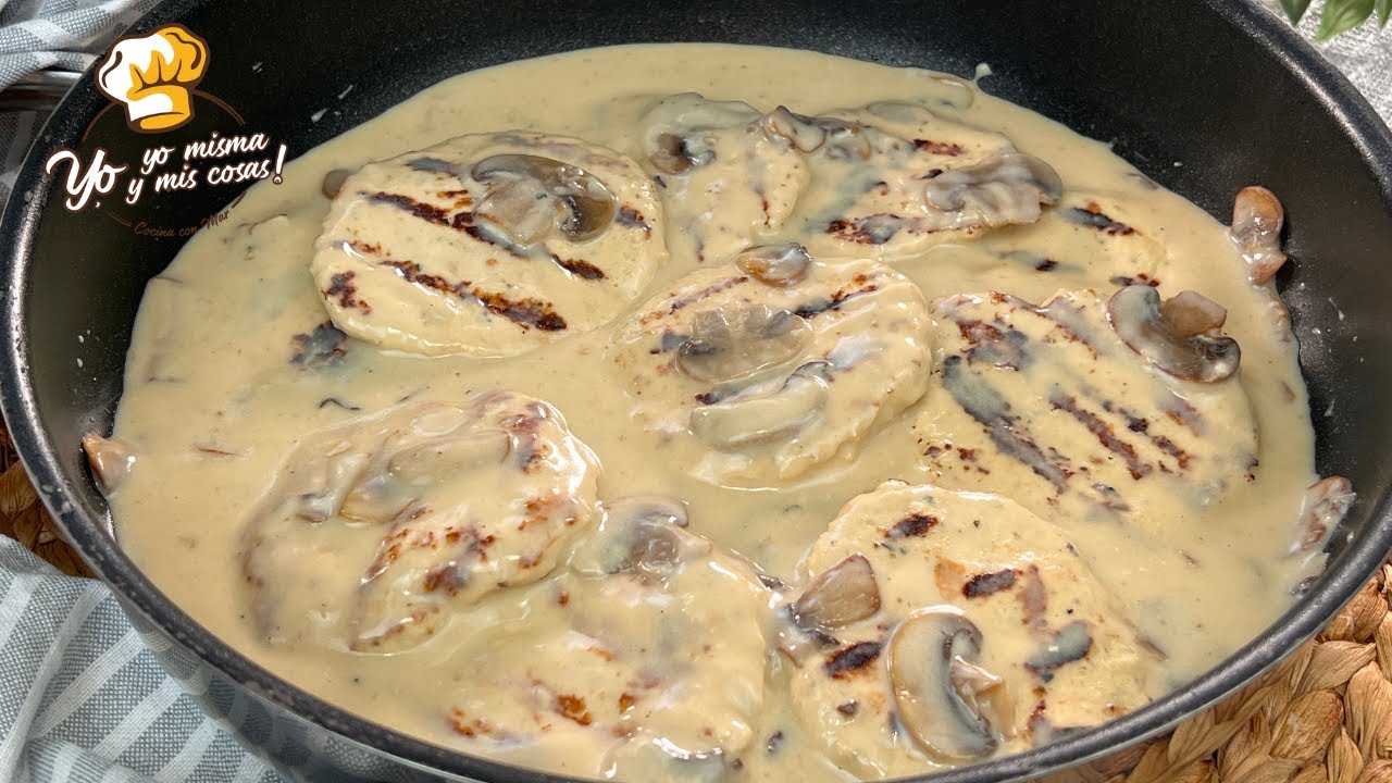 ⭐ Receta de MEDALLONES de POLLO en SALSA ⭐ ¡Fáciles y rápidos de preparar!