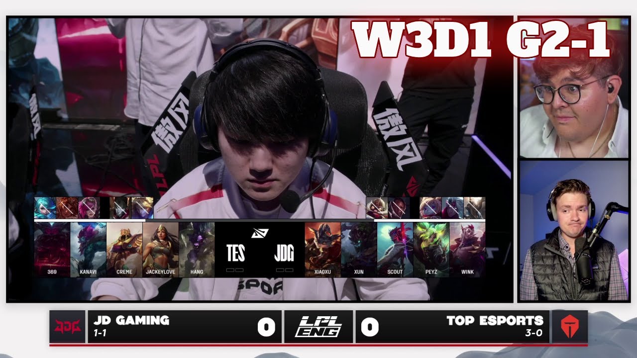 JDG vs TES - Game 1 | Week 3 Day 1 LPL Summer 2025 Split 3 | JD Gaming vs Top Esports G1 full
