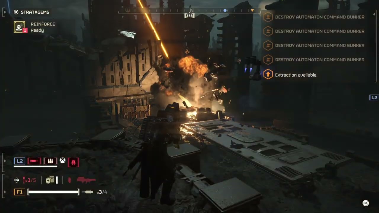 Bro joined and planted the 1 true flag in Helldivers 2