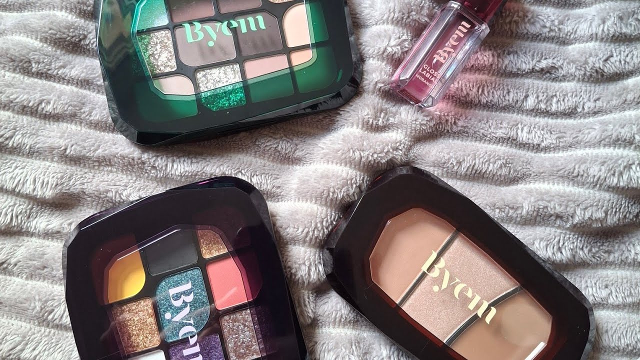(ASMR) Mostrando Meus Produtos da Byem Beauty 