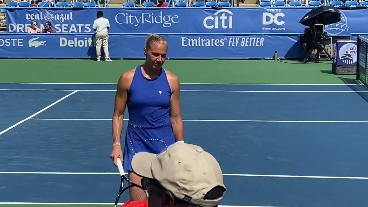 Kaia Kanepi vs Daria Saville - Citi Open Semi-Final highlights