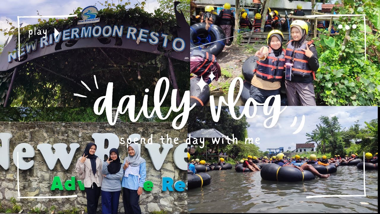 Daily Vlog | Hangout Tubing New River Moon🌊
