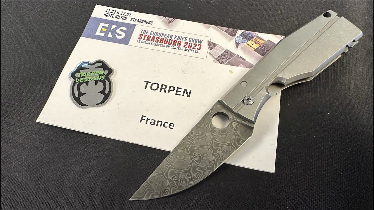EKS Euro Knife Show 2023 Custom Maker Showcase - Torpen Knives by J&eacute;r&ocirc;me Hovaere!