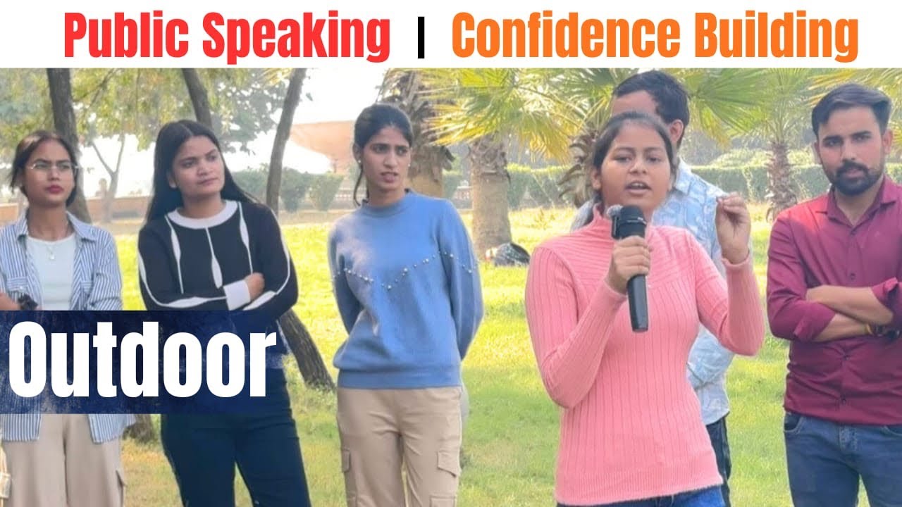 Outdoor Public Speaking | Importance of Extracurricular Activities | Confidence | Real Practice 