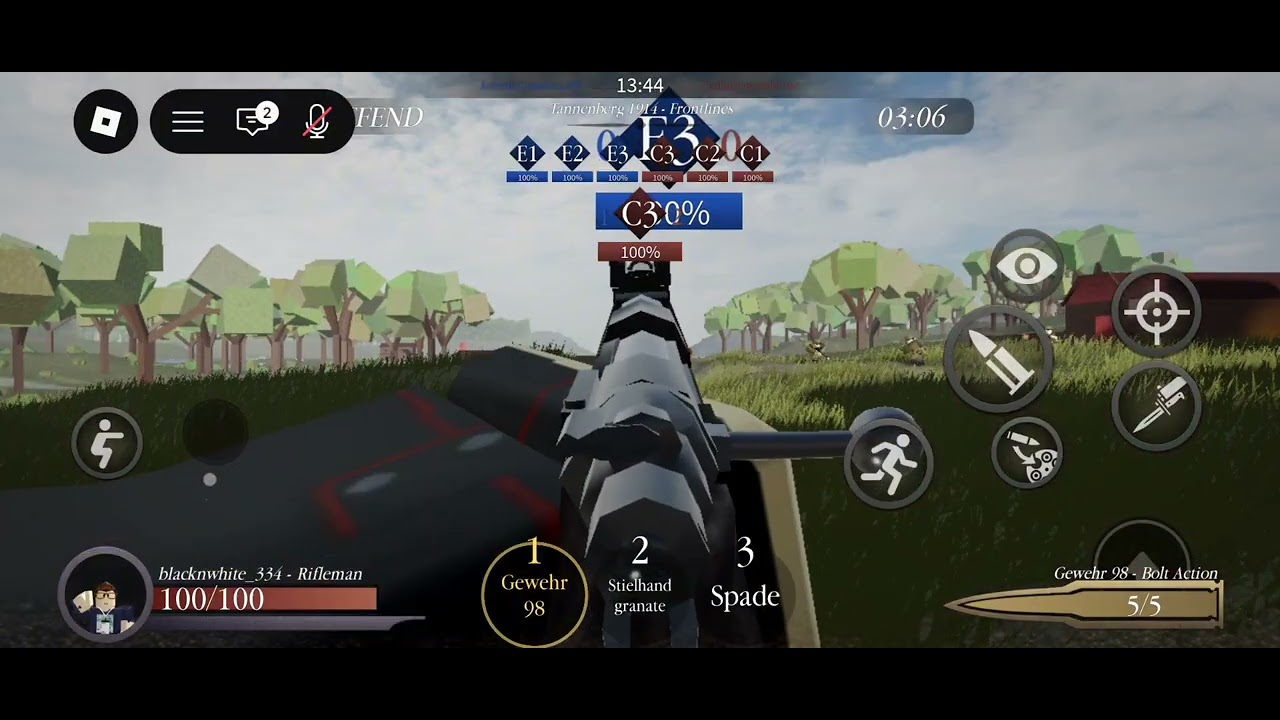 Kita menjadi pasukan tentara!#fypシ #roblox #trenchwarfare #storytime #games #robloxstoryrp