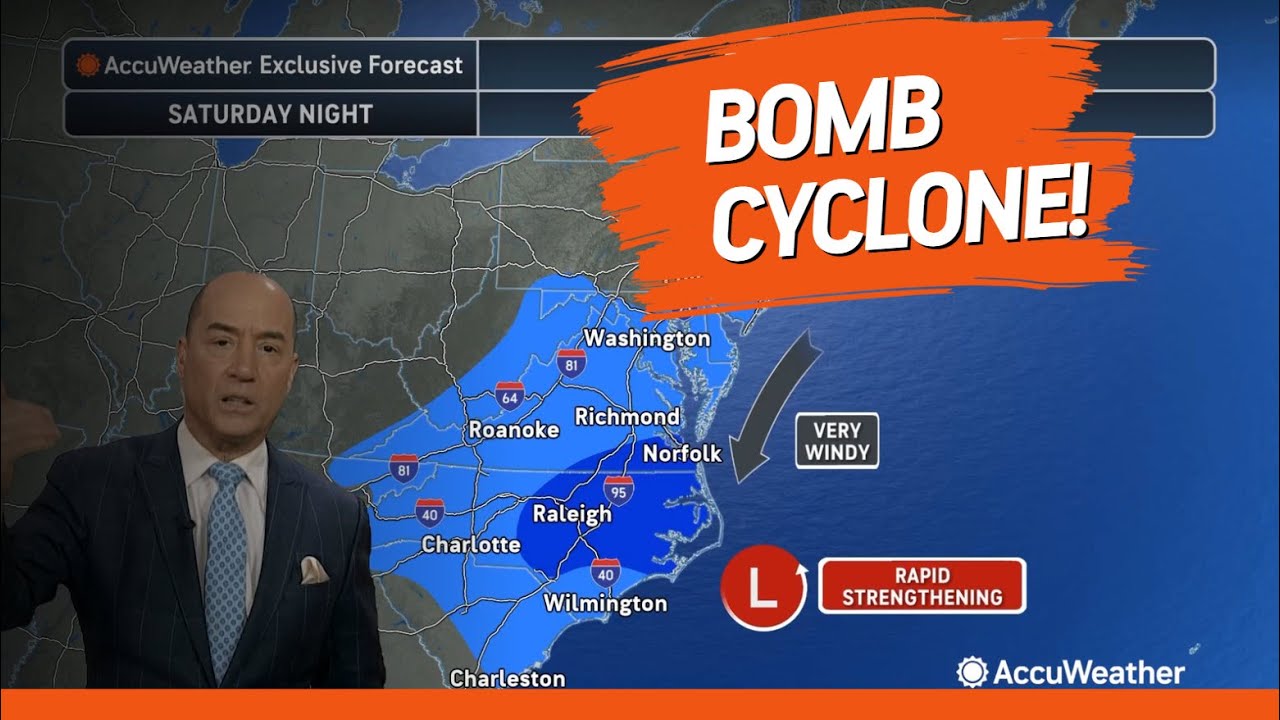 Carolina Blizzard: Bomb Cyclone Brings Dangerous Conditions