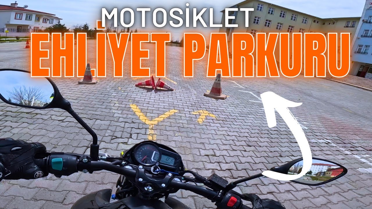 A2 Ehliyet aldım! Motosiklet İç ve Dış Parkuru