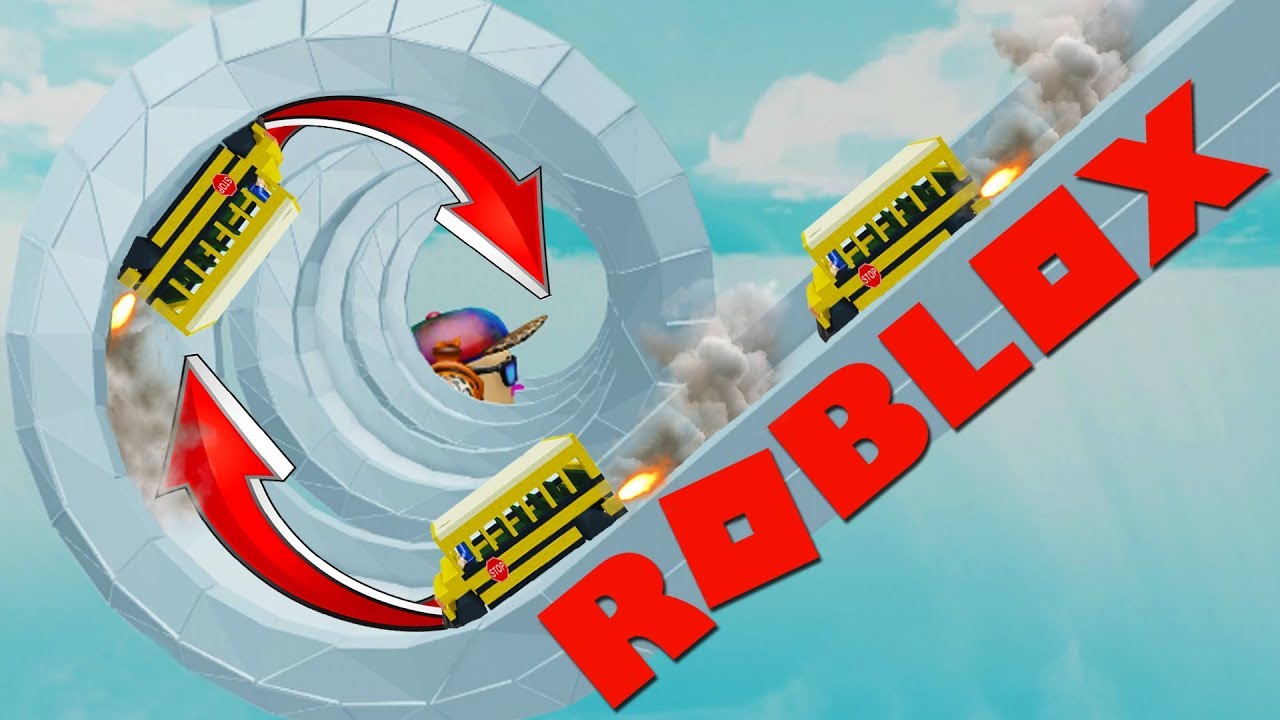 MEGA LOOPING MET SCHOOLBUS ?! | Roblox Get Eaten