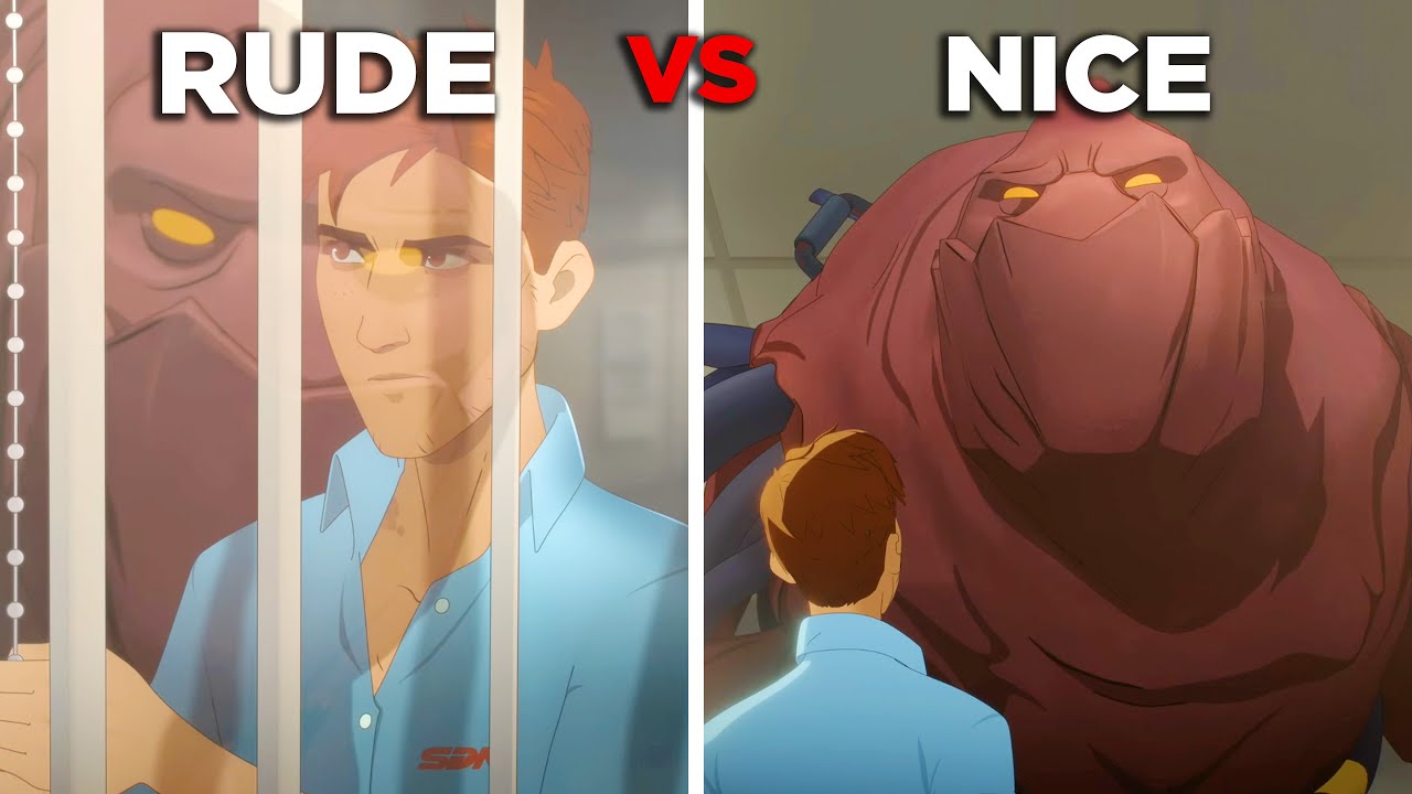 Dispatch - Be Nice vs Rude to Golem (ALL CHOICES & DIALOGUES)