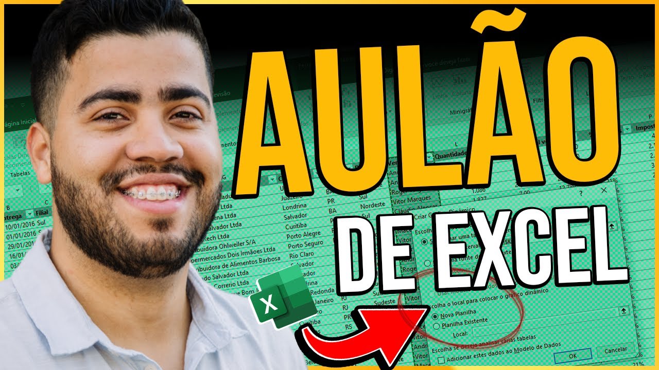 AUL&Atilde;O DE EXCEL 2023 | N&iacute;vel INTERMEDI&Aacute;RIO | CURSO DE EXCEL (AGORA VOC&Ecirc; APRENDE!)