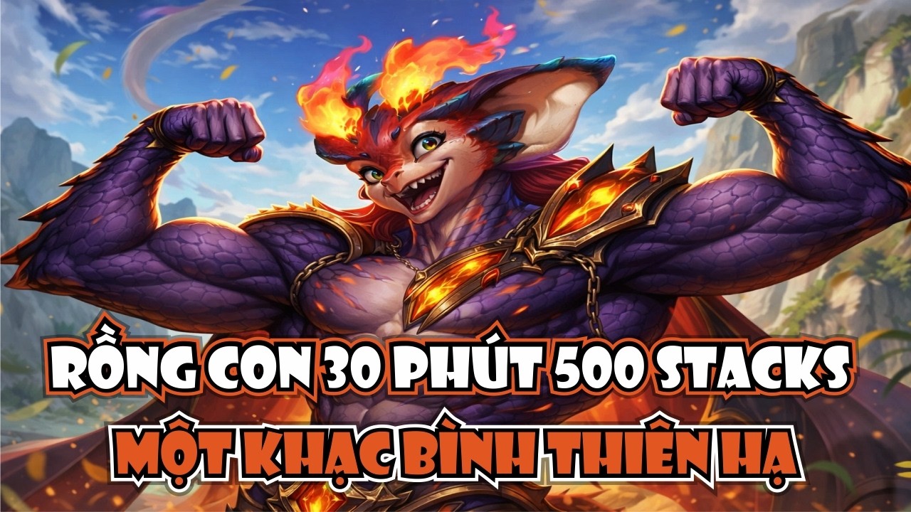 SMOLDER 30 PHÚT FARM 500 STACKS, MỘT KHẠC BAY MÀU ĐỊCH THỦ!