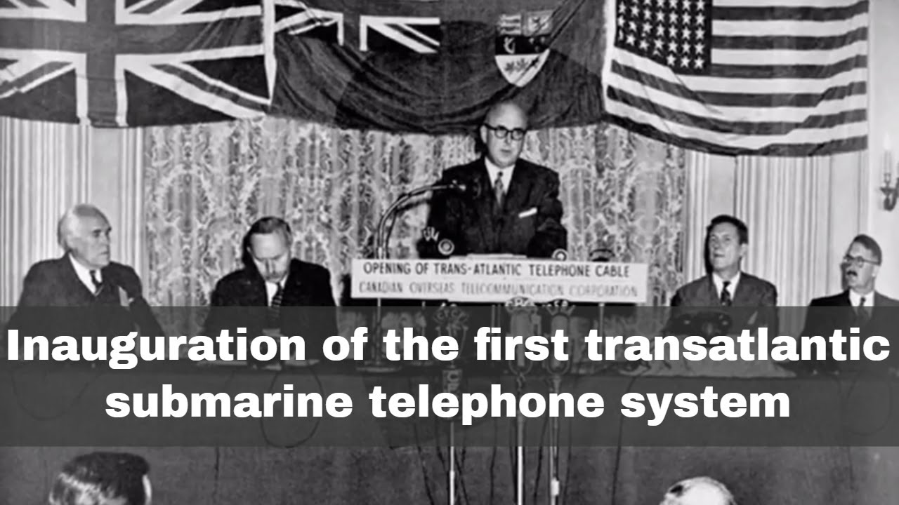 25th September 1956: Inauguration TAT-1, the first transatlantic telephone cable
