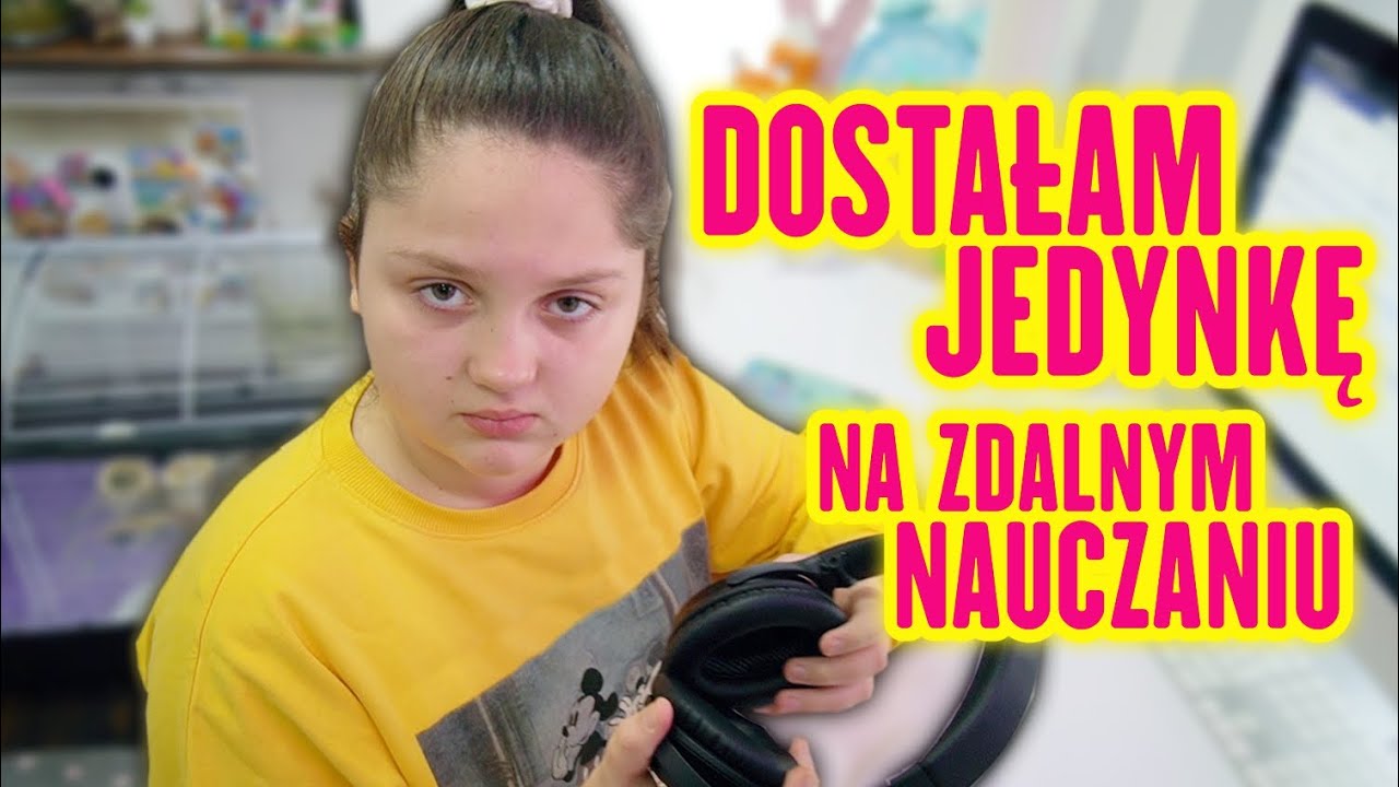DOSTAŁAM JEDYNKĘ NA ZDALNYM NAUCZANIU 😪 MISIA I JA