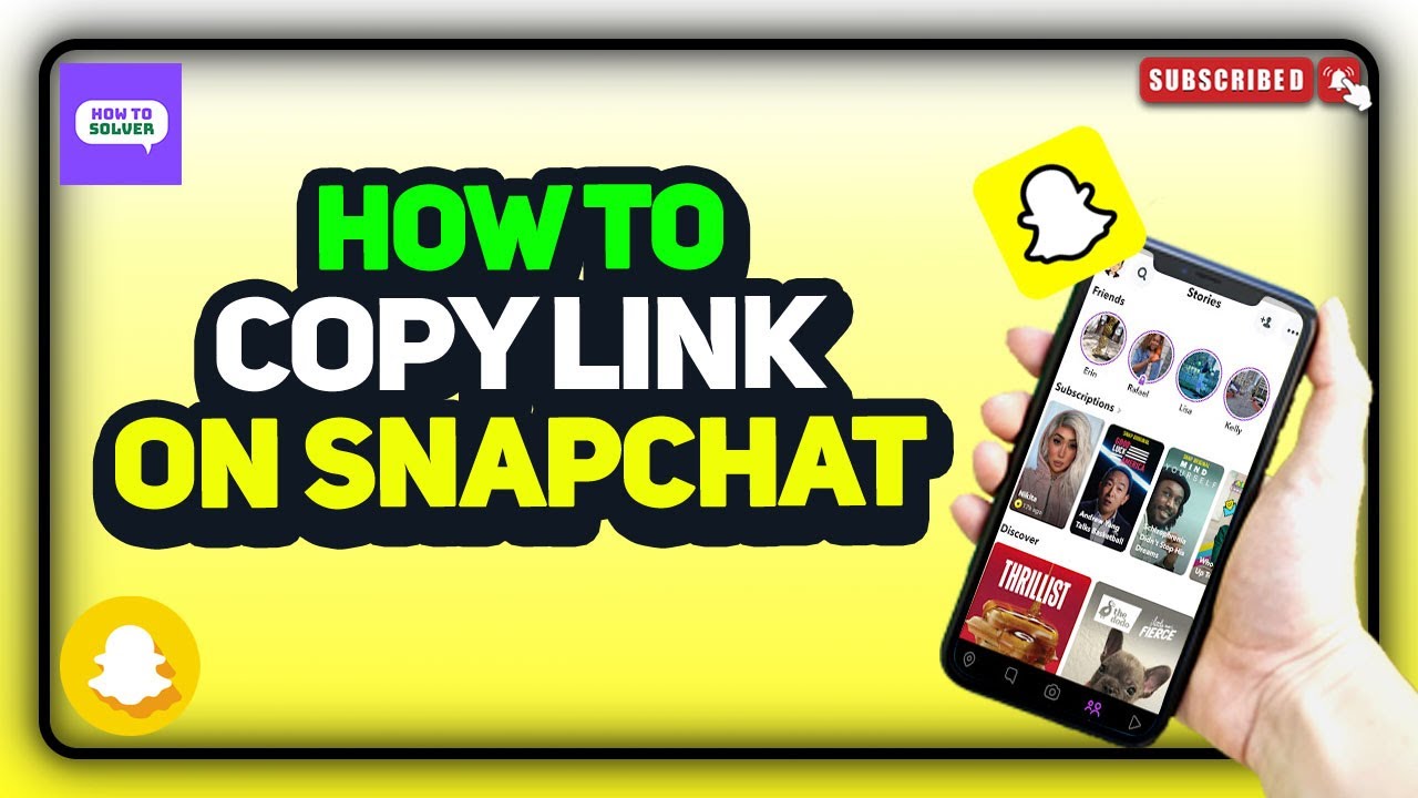 How to copy link on Snapchat 2025