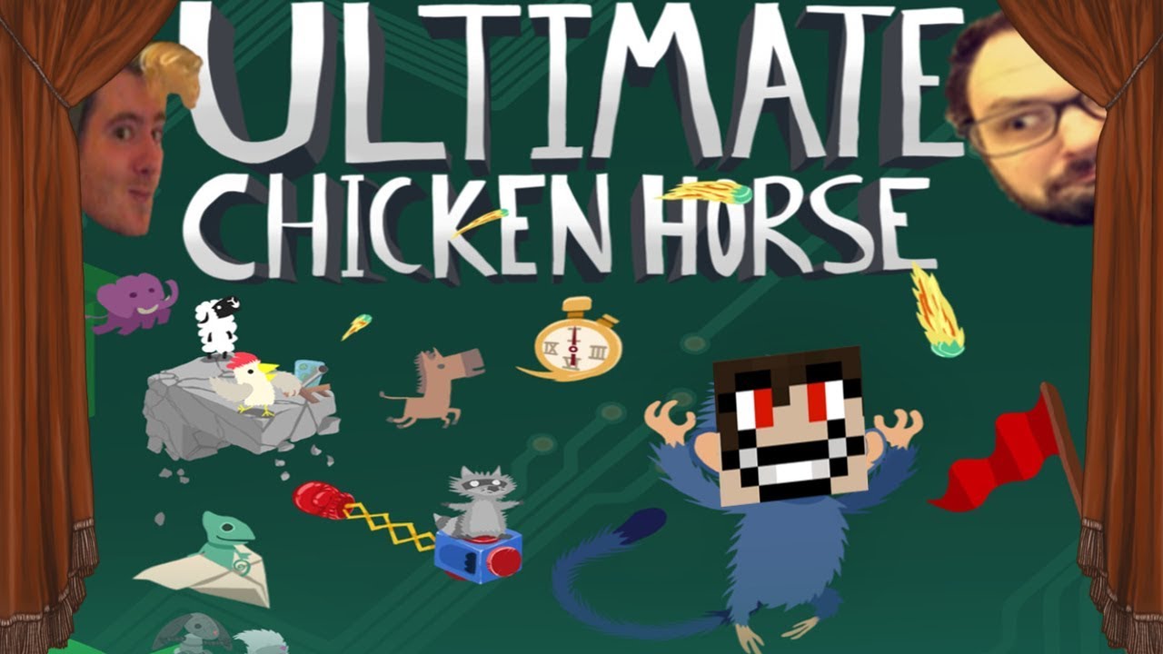 Ultimate Chicken Horse, Crazy racing! // PC 720p 60FPS