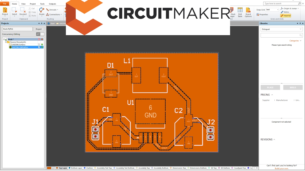 Circuitmaker Tutorial - PCB