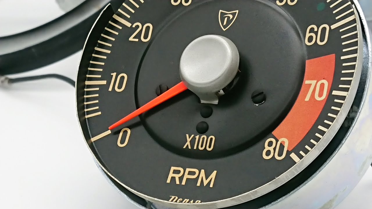プリンス スカイライン 2000 GT-B S54B タコメーター 至極の逸品 初期の電気式タコメーター