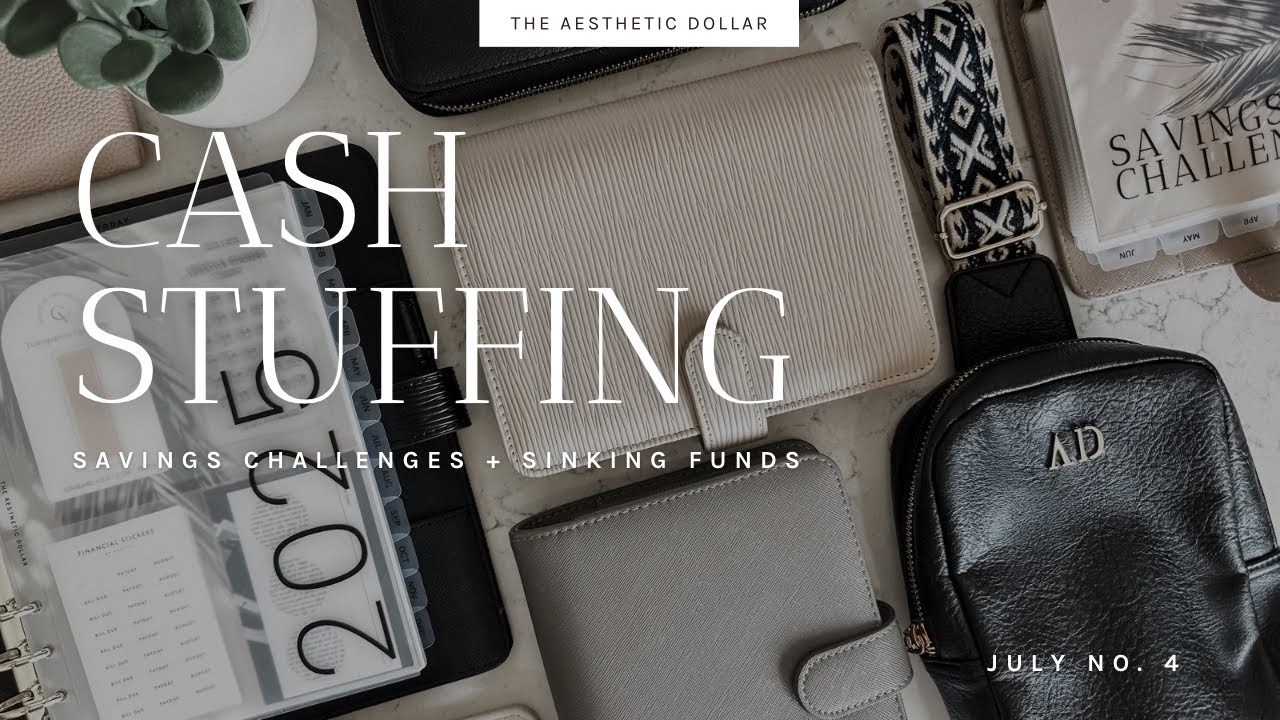 Cash Stuffing | $1,500 | July No. 4 | Savings Challenges + Sinking Funds | Self-Employed Income