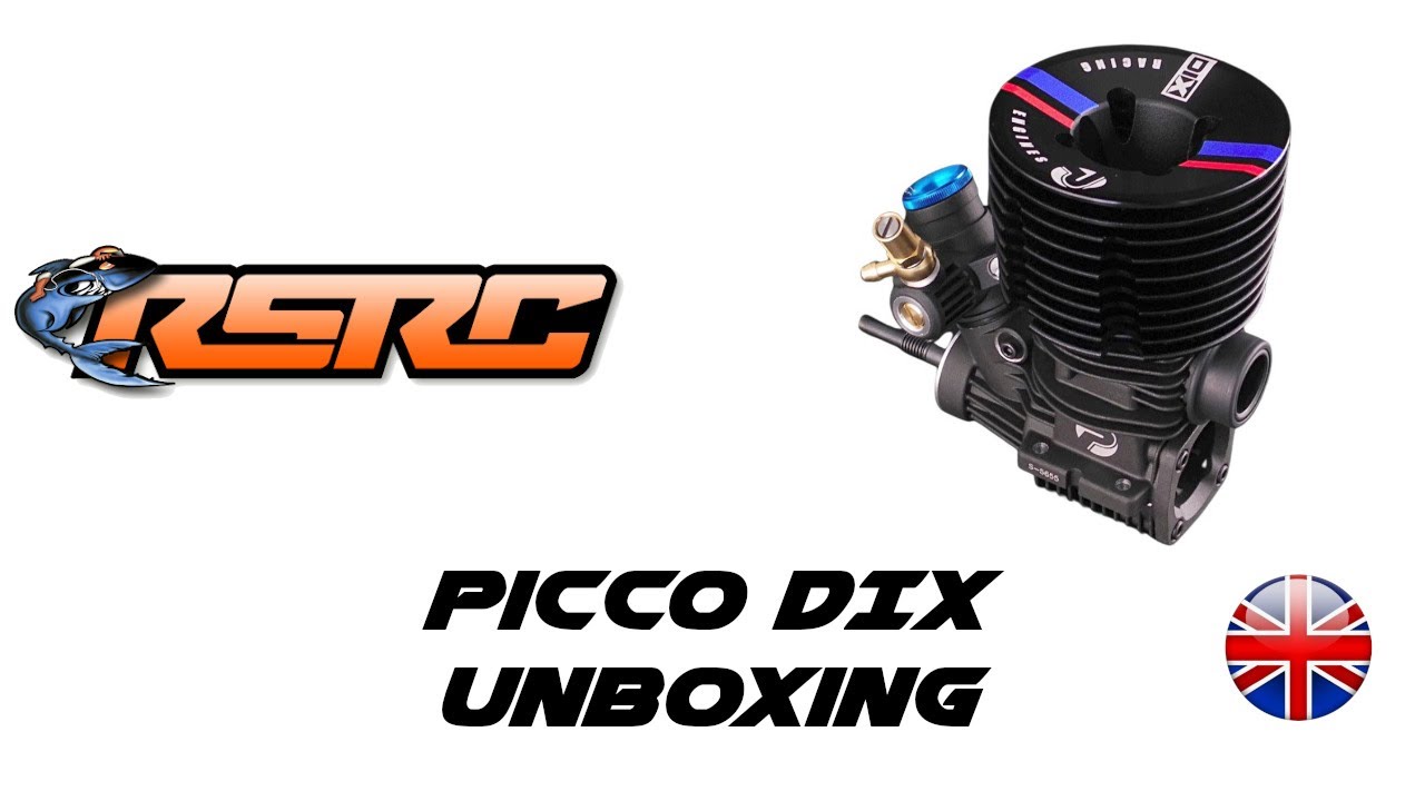 🦈 🇬🇧 Unboxing and inside look of the Picco DIX nitro buggy engine