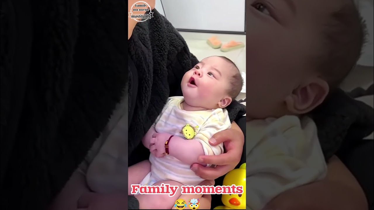 When Moms React to Their Baby&rsquo;s Cutest & Funniest Actions | family moment |