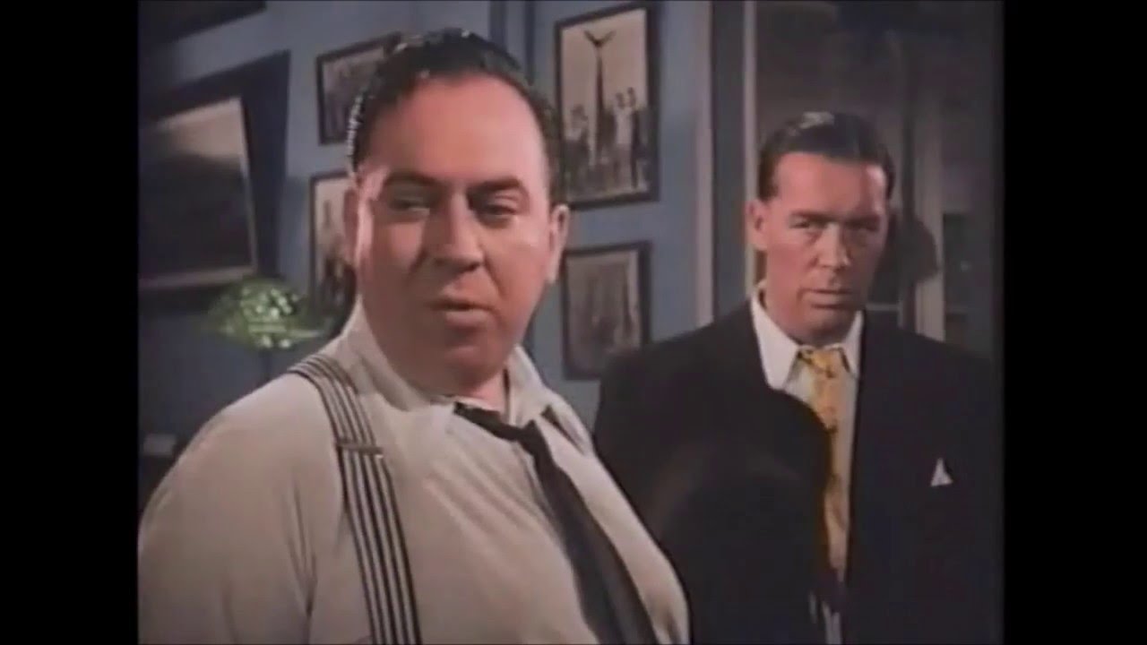 Key Largo (1948)  Thomas Gomez,  colorized scene .  720p