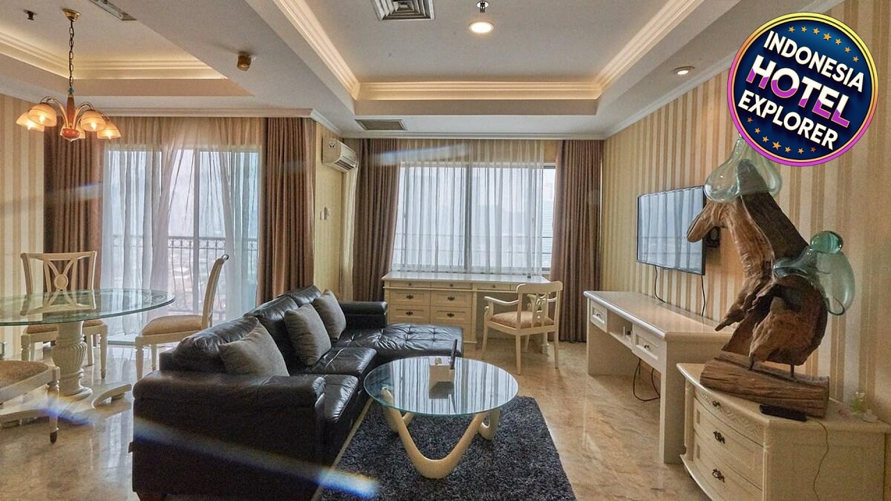 Classic Revival 2+1BR above Mall, 1 King + 1 Queen | Jakarta, Indonesia | Hotel Review 🏨