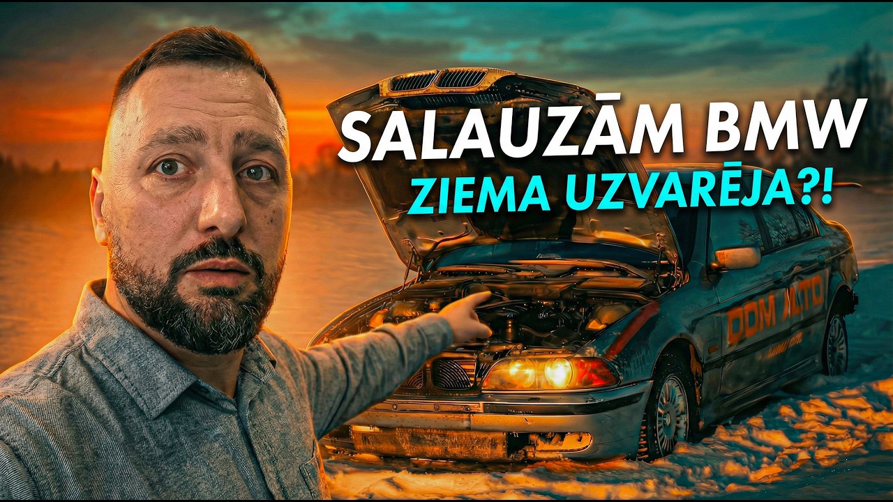 BMW vs ZIEMA... AVARĒJĀM 5 REIZES