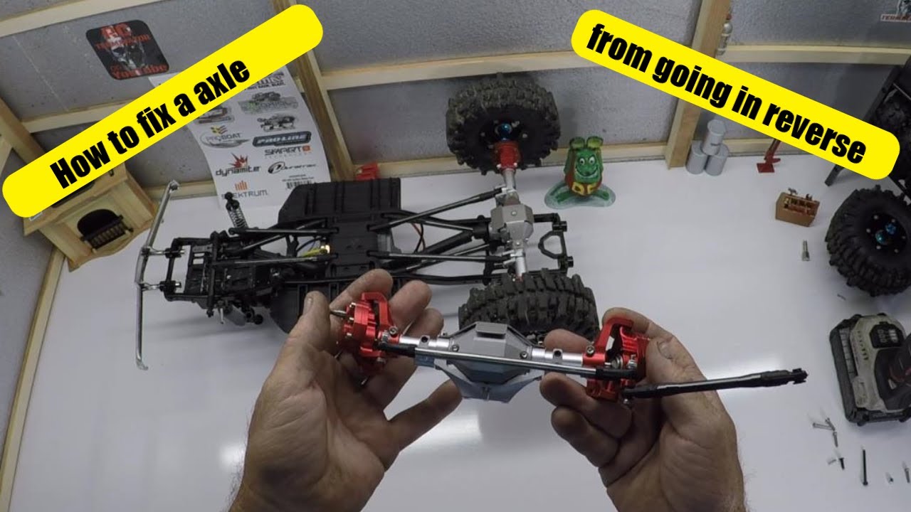 How to fix a axle from going in reverse in three steps