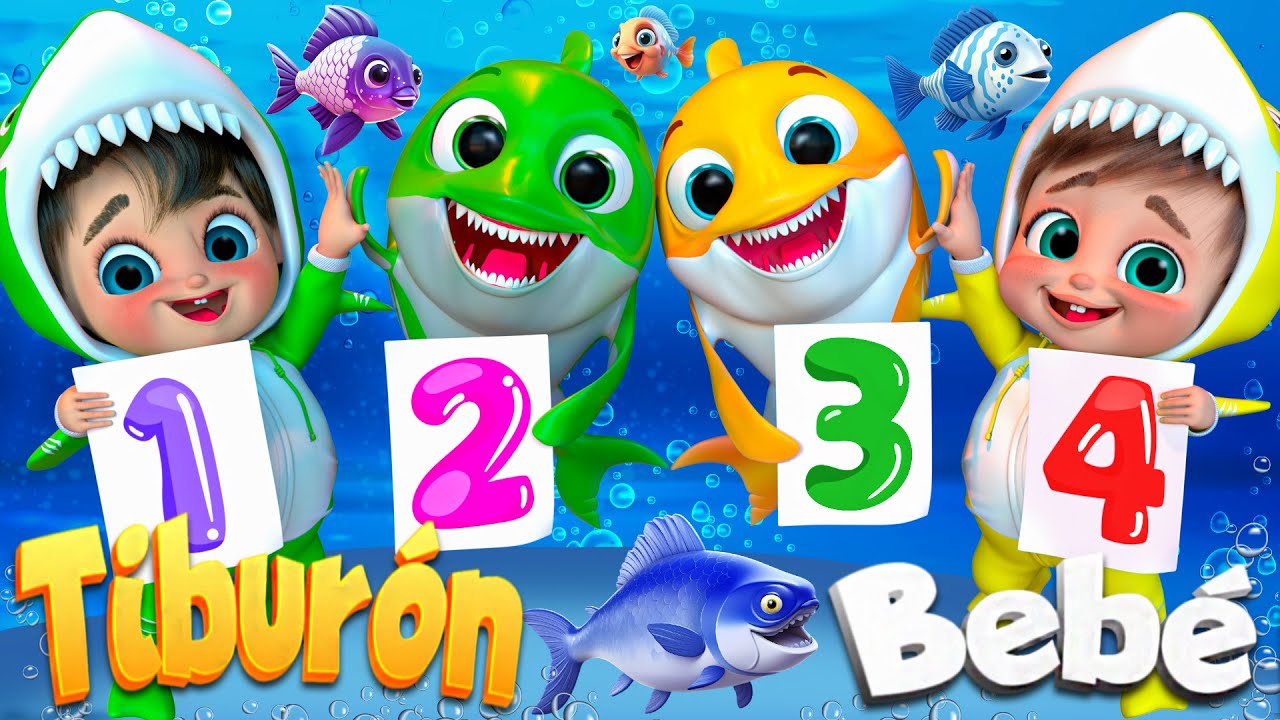 Canción del Mar con Bebé Tiburón | canciones infantiles y rimas infantiles  @SuperLucaEspanol