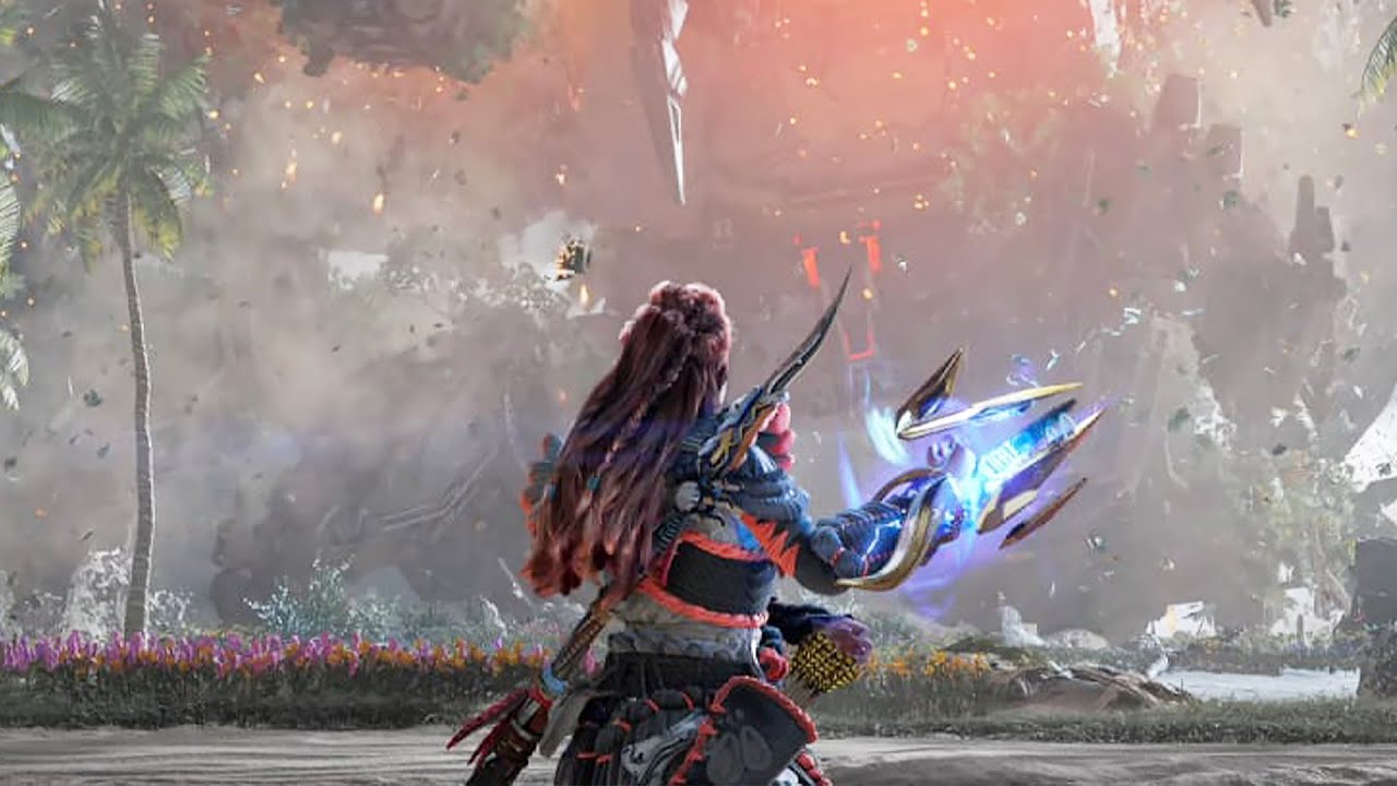 Horizon Forbidden West Burning Shores DLC - Aloy Gets a Zenith Super Weapon Specter Gauntlet