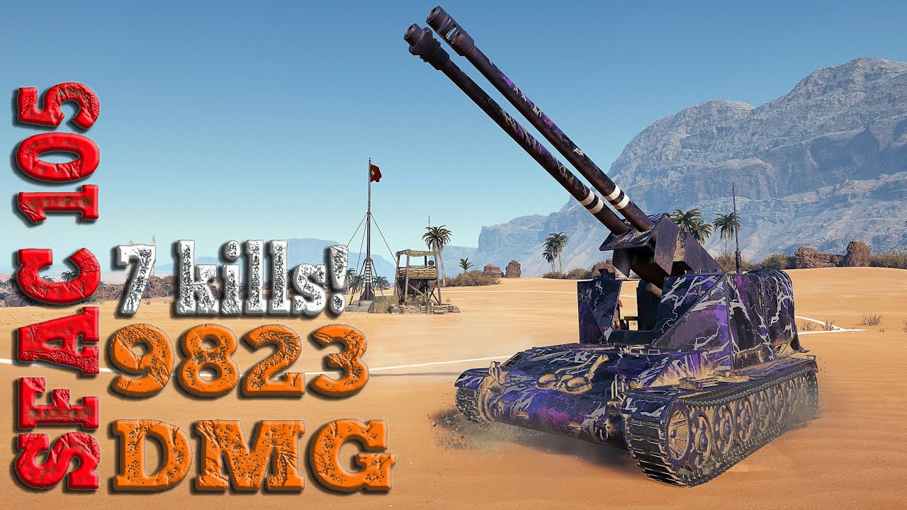 SFAC 105  Ace tanker WoT /  бой на мастера WoT replays