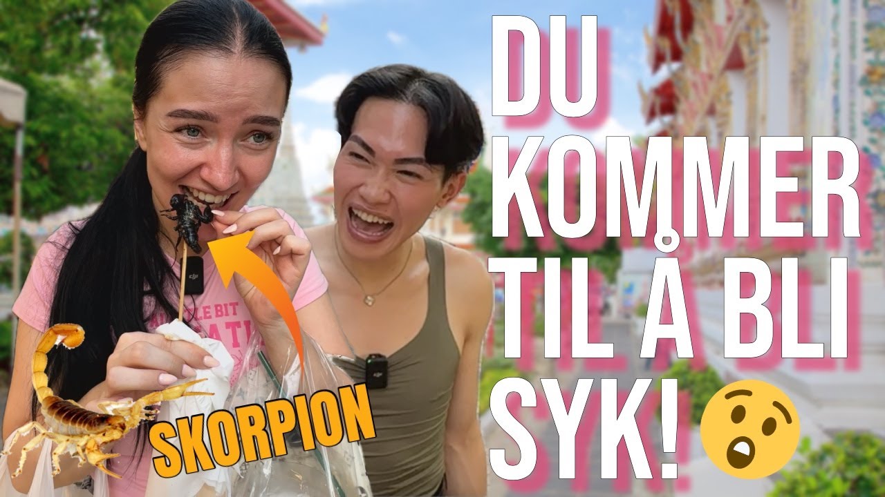 Spiser SKORPION🦂🤢og Shopping Senter med over 2.000 BUTIKKER(!!)💰🤑