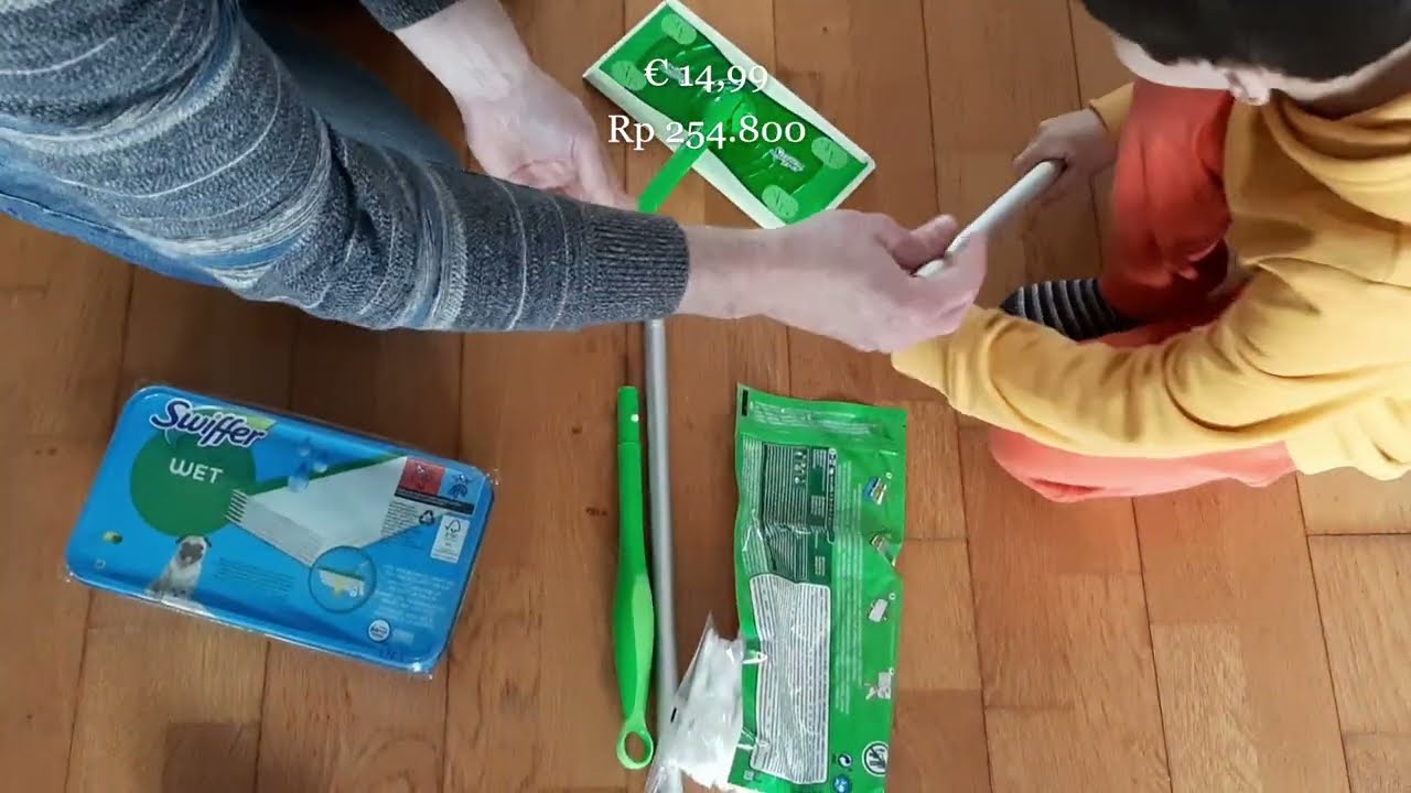 SWIFFER 3D CLEAN STARTERKIT AND SWIFFER WET FLOOR WIPES