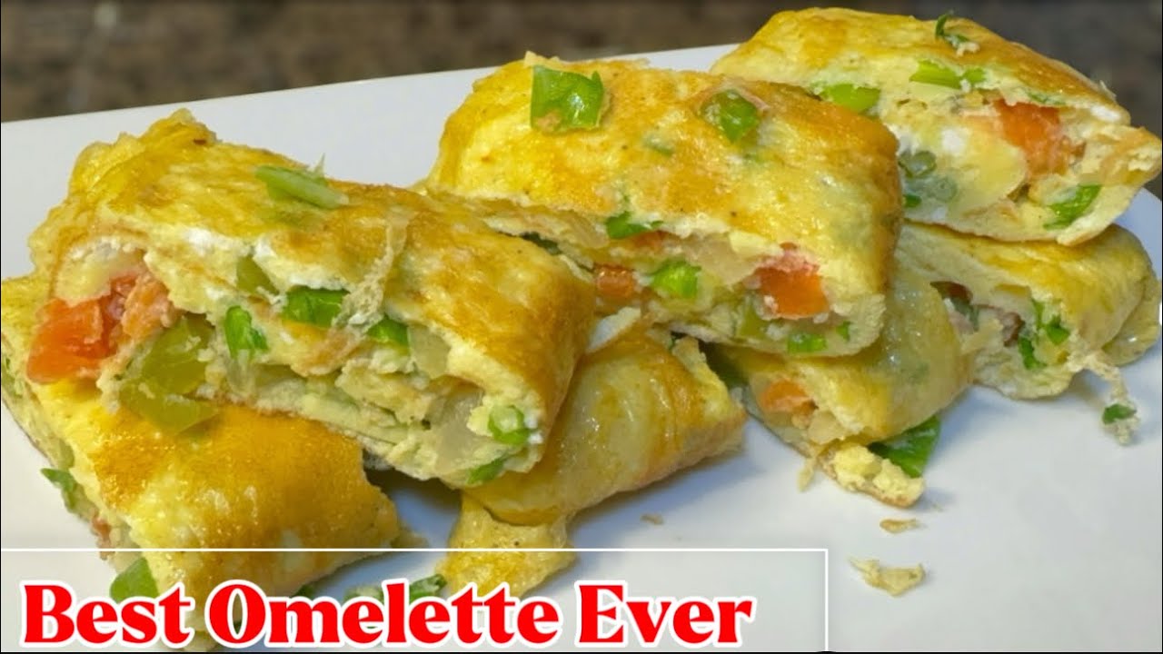 Best Rolled Omelette Recipe || How to make Omelette || Easy Omelette Recipe 