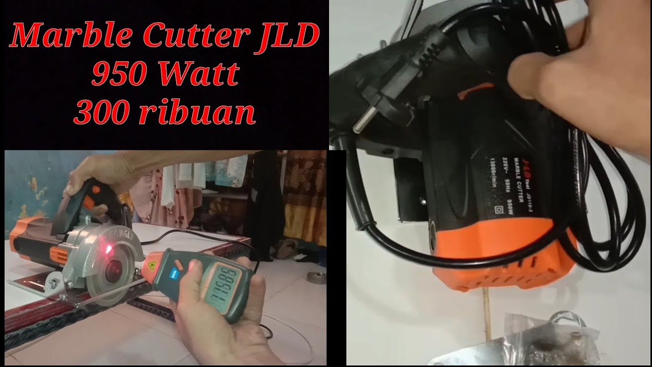 Review Marble Cutter JLD || mesin pemotong keramik, marmer, granit,   batu alam 950 watt