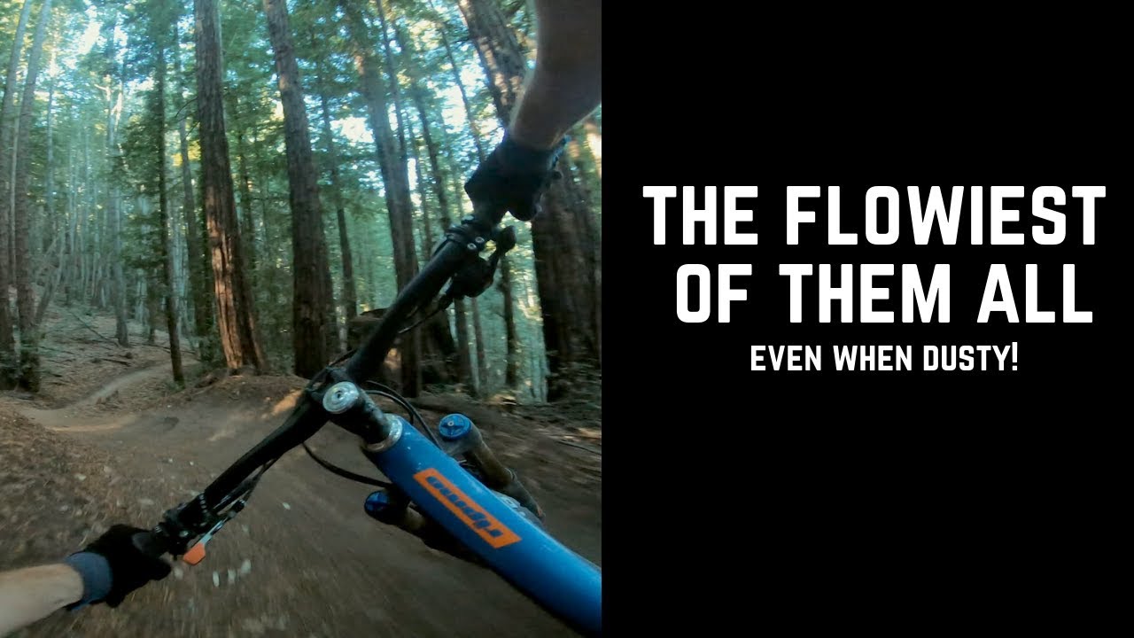 Ripping Berms on the Soquel Demo Forest Flow Trail- SO MUCH FUN!