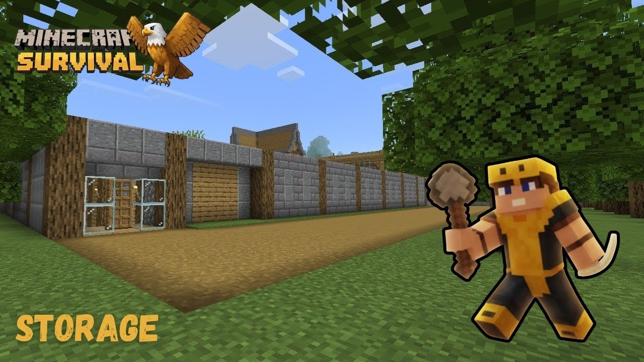 Tempat penyimpanan | Minecraft Survival Indonesia Mode Building #2