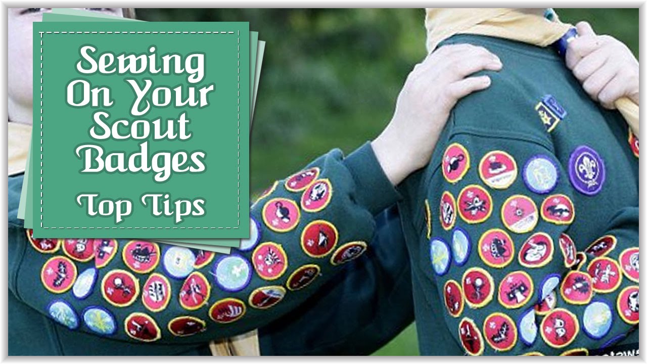 How to Sew on Beaver/Cub/Scout Badges (including bloopers at the end!) | Tutorial By Babs Rudlin