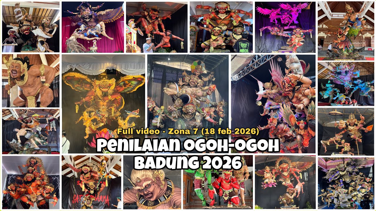 JURI SAMPAI BINGUNG - Full Penilaian Ogoh Ogoh Badung 2026 Zona 7 Hari Pertama