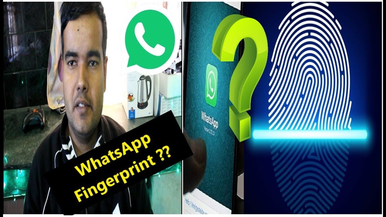 WhatsApp fingerprint lock - 2019