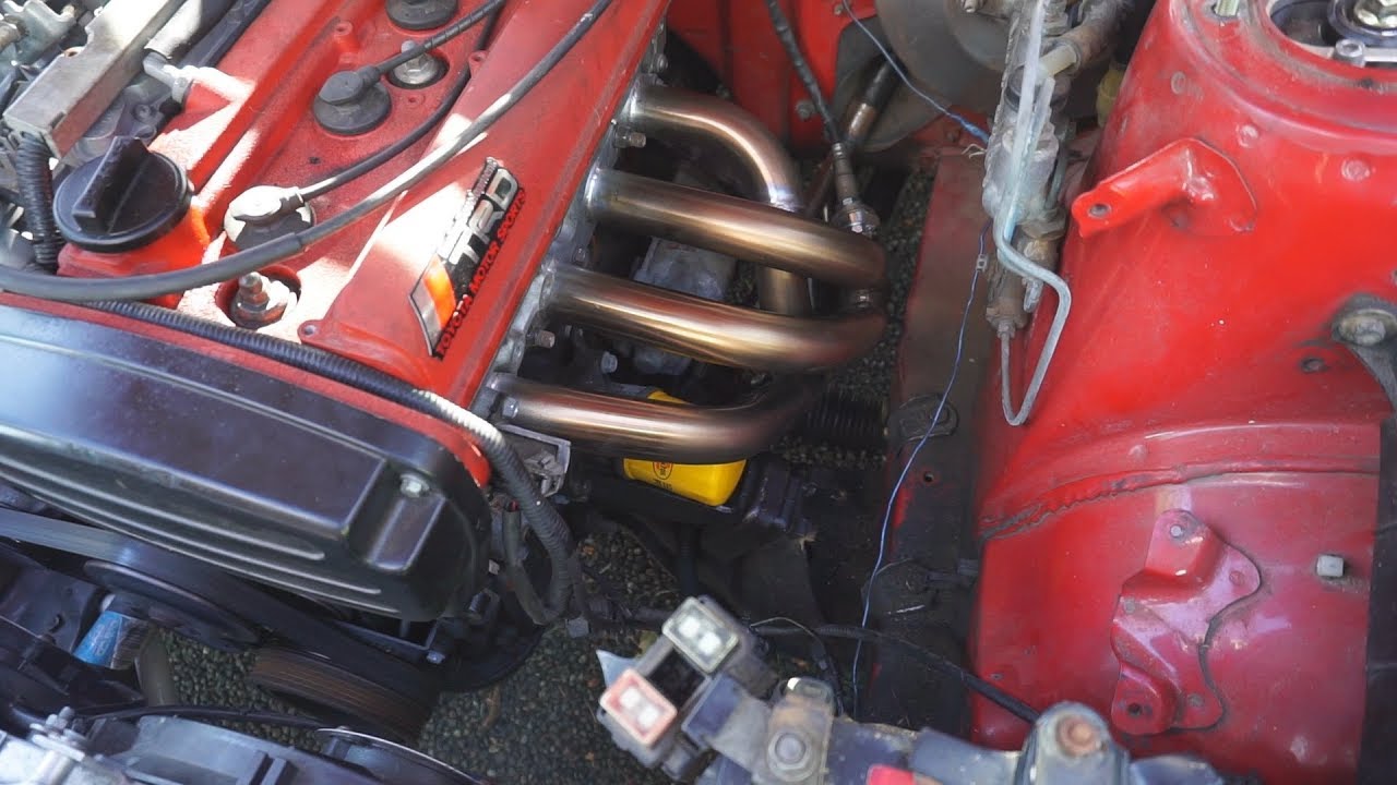 AE86 Martelius Header + Fujitsubo Exhaust Install
