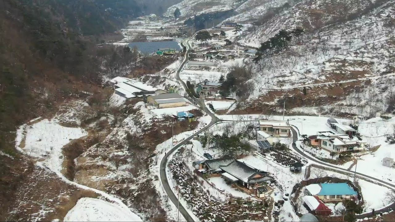 공주 유구읍 구계리 겨울풍경