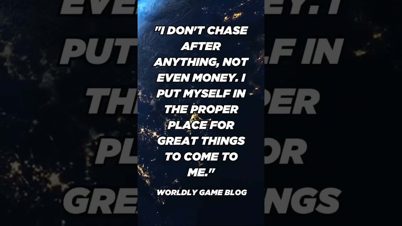 Great Things Come to Those in the Right Position.#worldlygameblog #worldlygame  #antisimp #simp