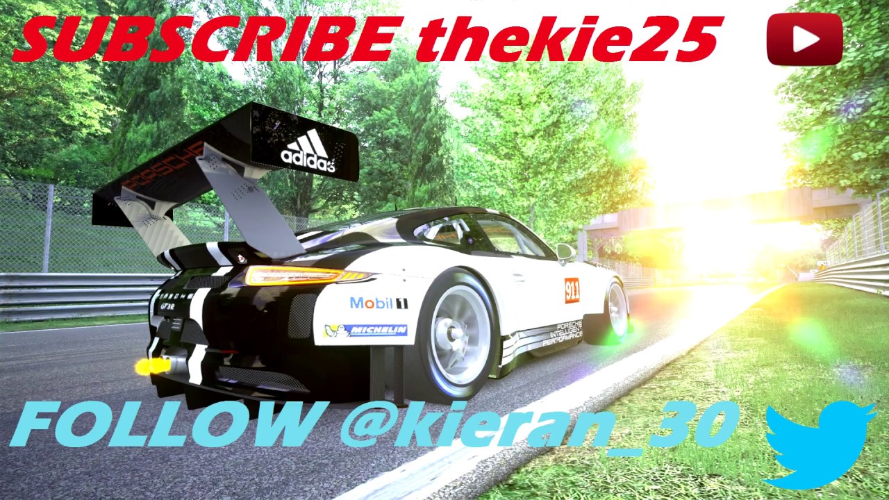 ASSETTO CORSA PORSCHE 911 GT3 R 2016 MONZA 1.47.955 TYRE MODEL 10 SETUP
