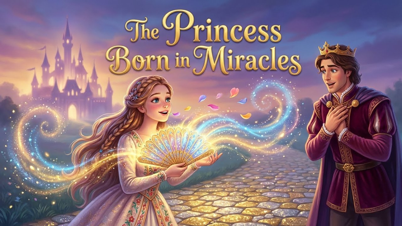 The Princess Born in Secret | The Magical Fan | English Story for Teenagers #englishfairytales