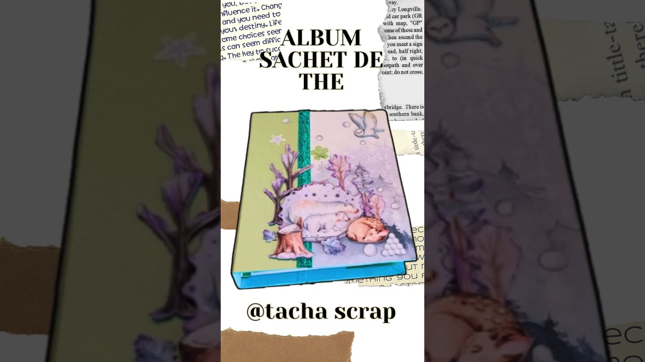 Tuto Tacha scrap #action #diy #scrap #tuto #scrapbooking #scrapbook